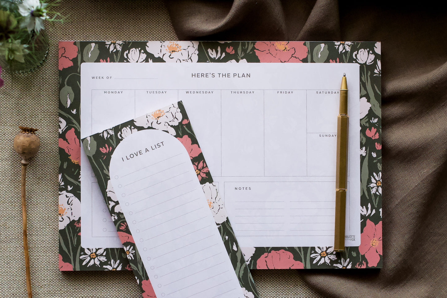 Cottage Garden Weekly Planner