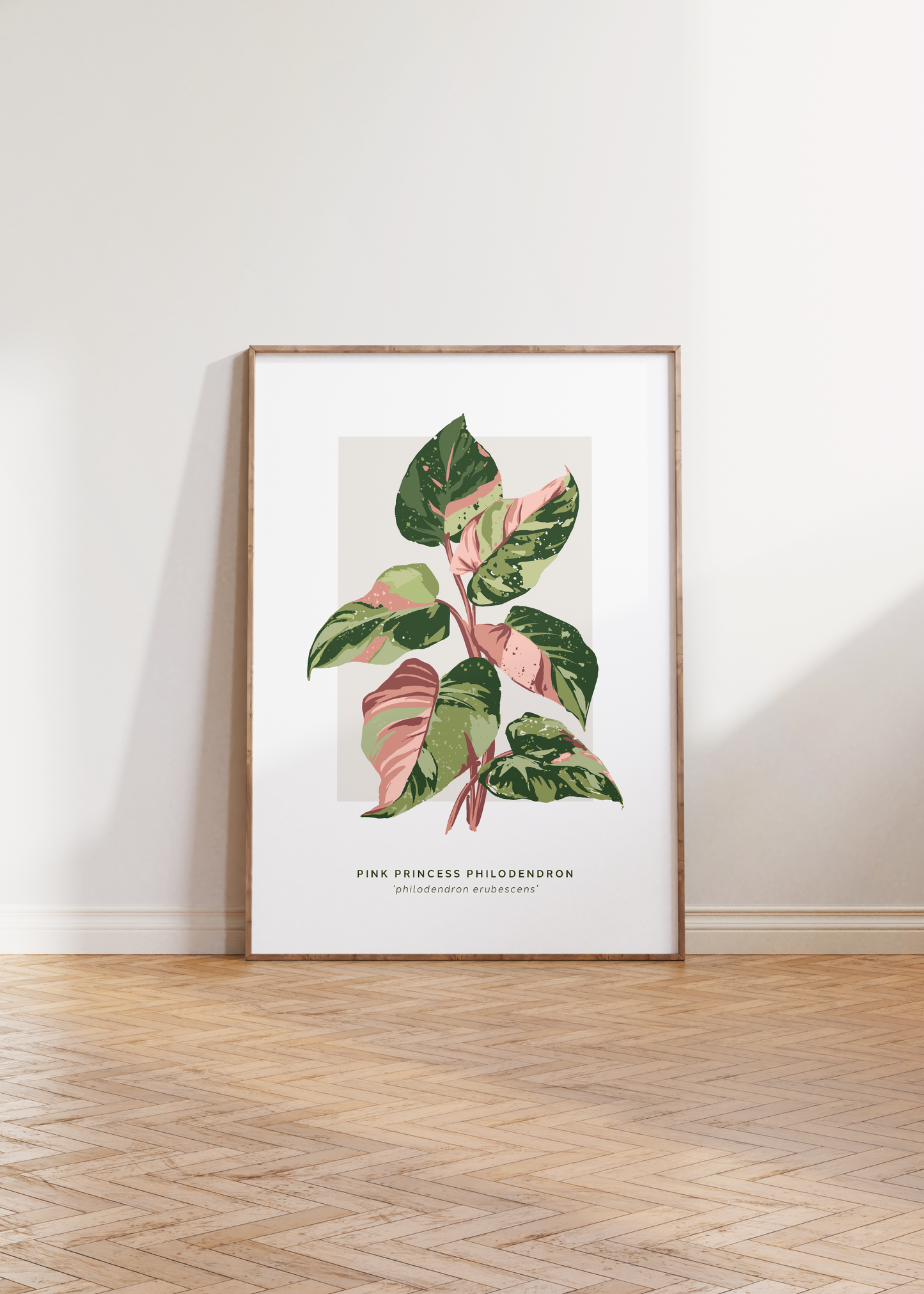 Pink Princess Philodendron Print