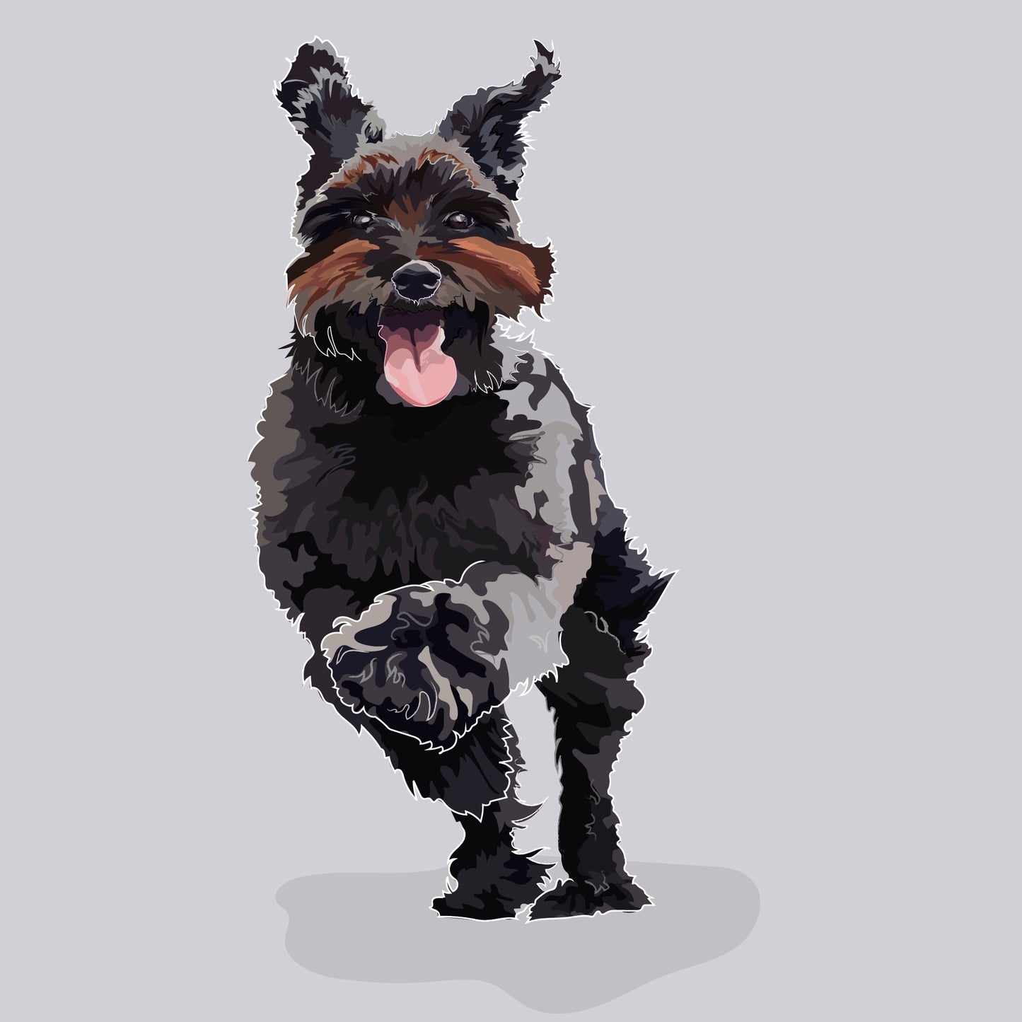 Full Body Pet Illustration