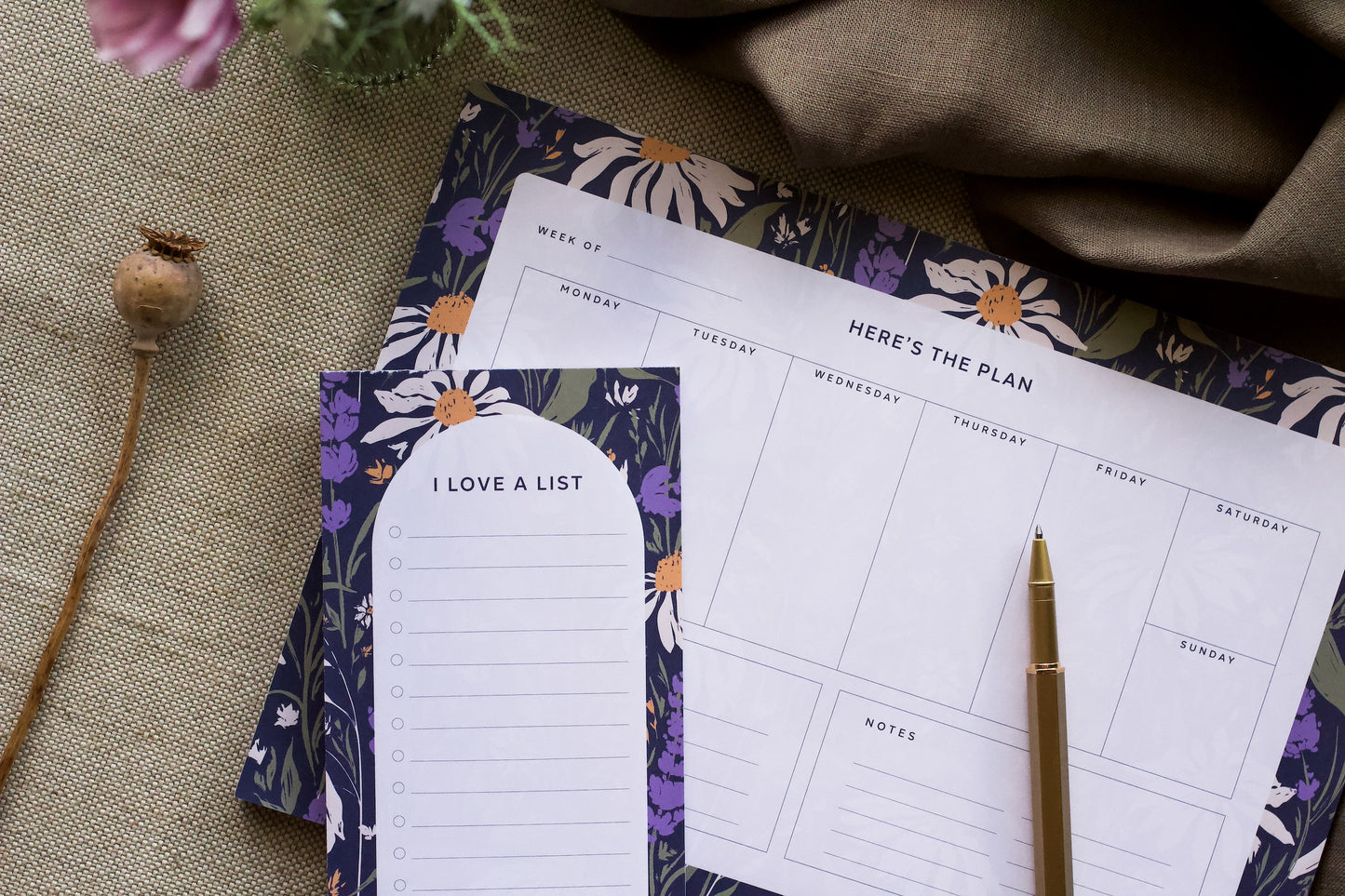 Lavender Fields Weekly Planner