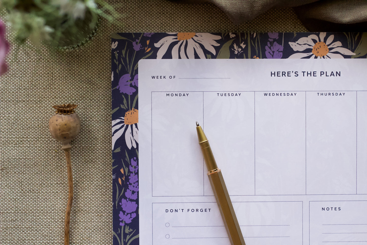 Lavender Fields Weekly Planner