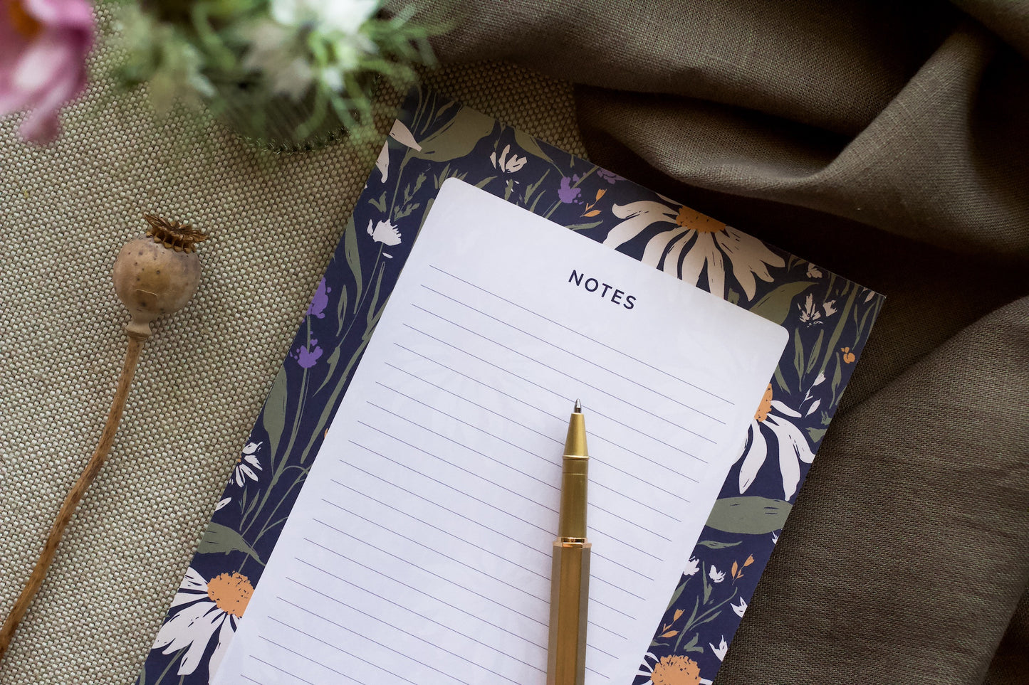 Lavender Fields A5 Notepad