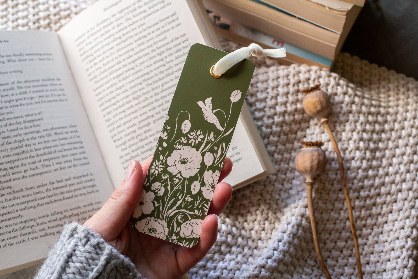 Cottage Garden (Green) Bookmark