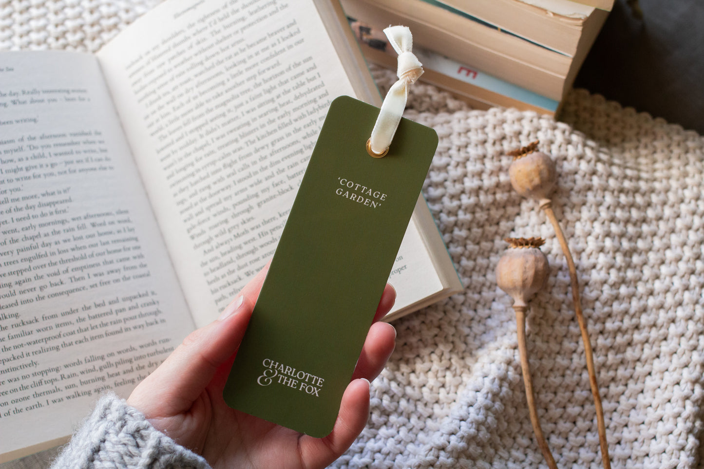 Cottage Garden (Green) Bookmark