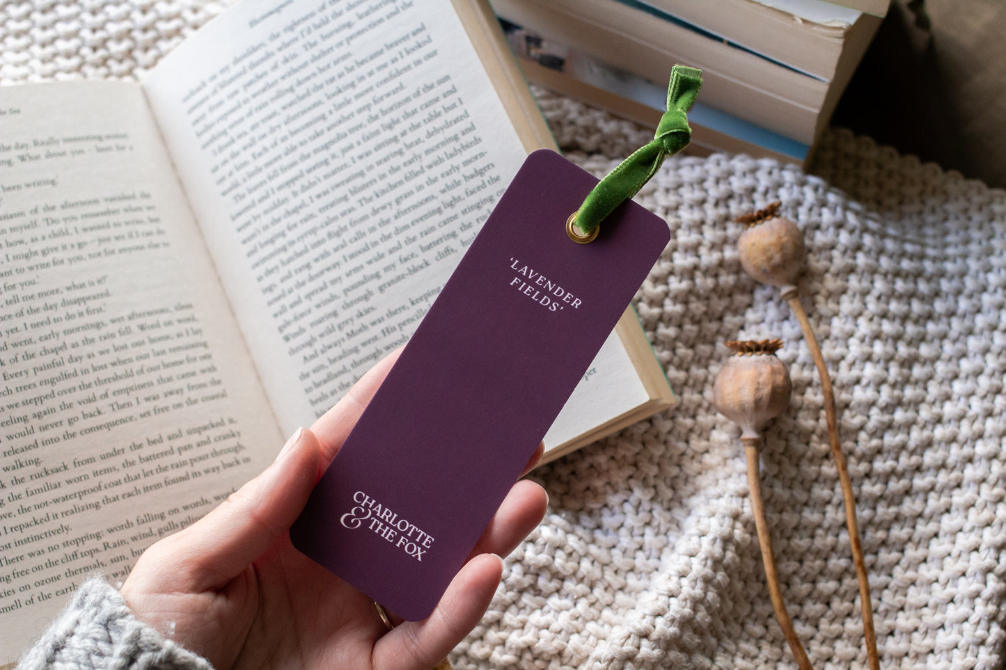 Lavender Fields (Purple) Bookmark