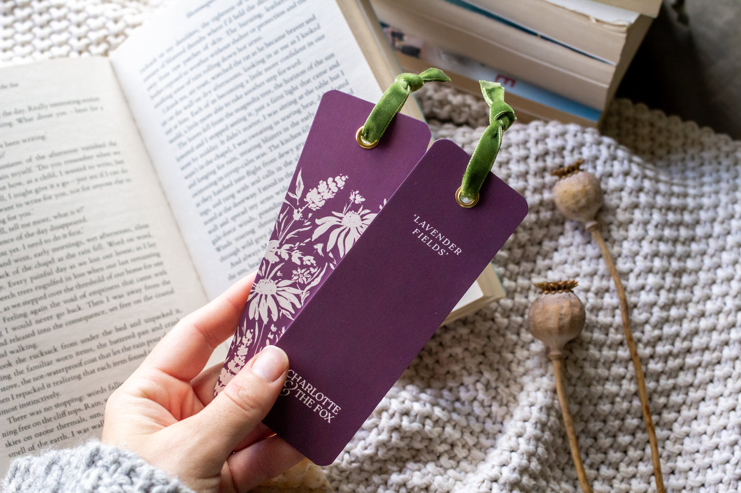 Lavender Fields (Purple) Bookmark