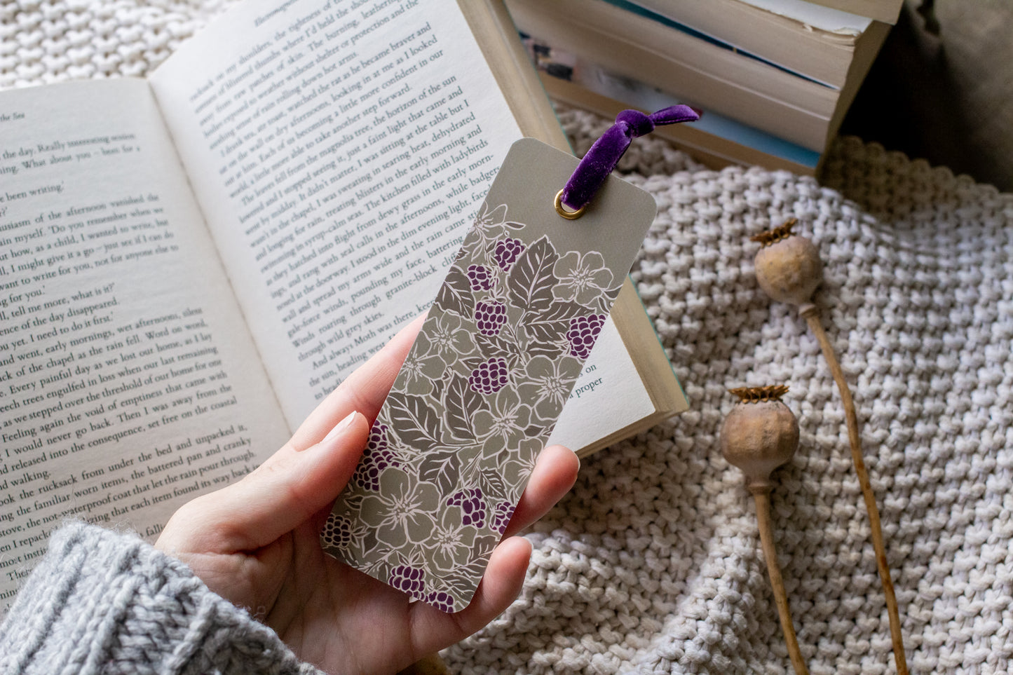 Blackberry Season Bookmark