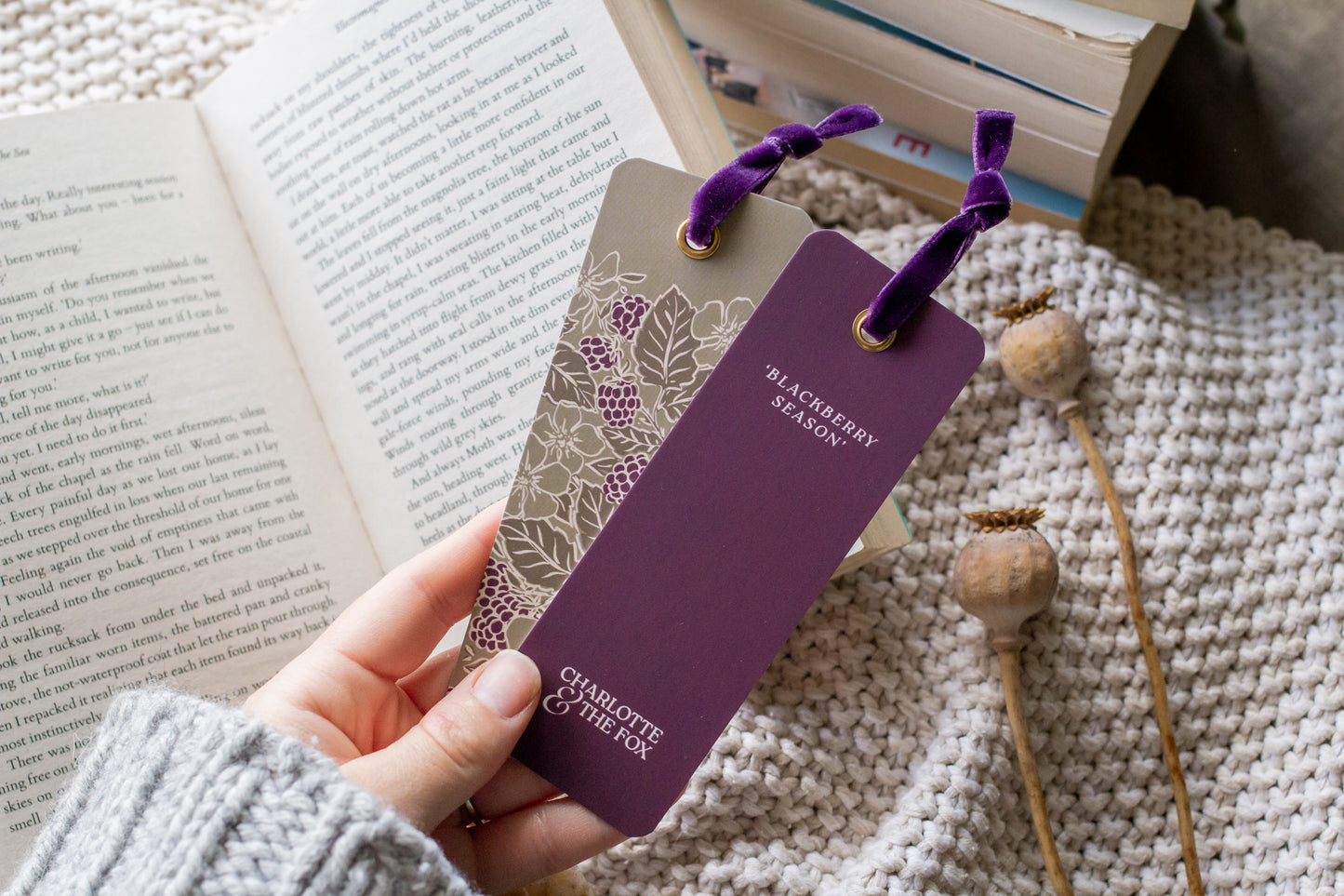 Blackberry Season Bookmark