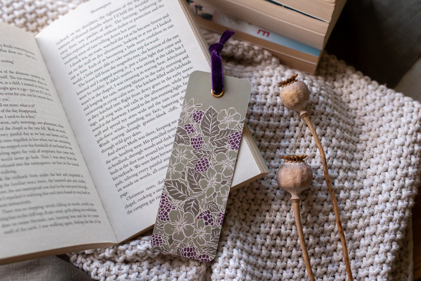 Blackberry Season Bookmark