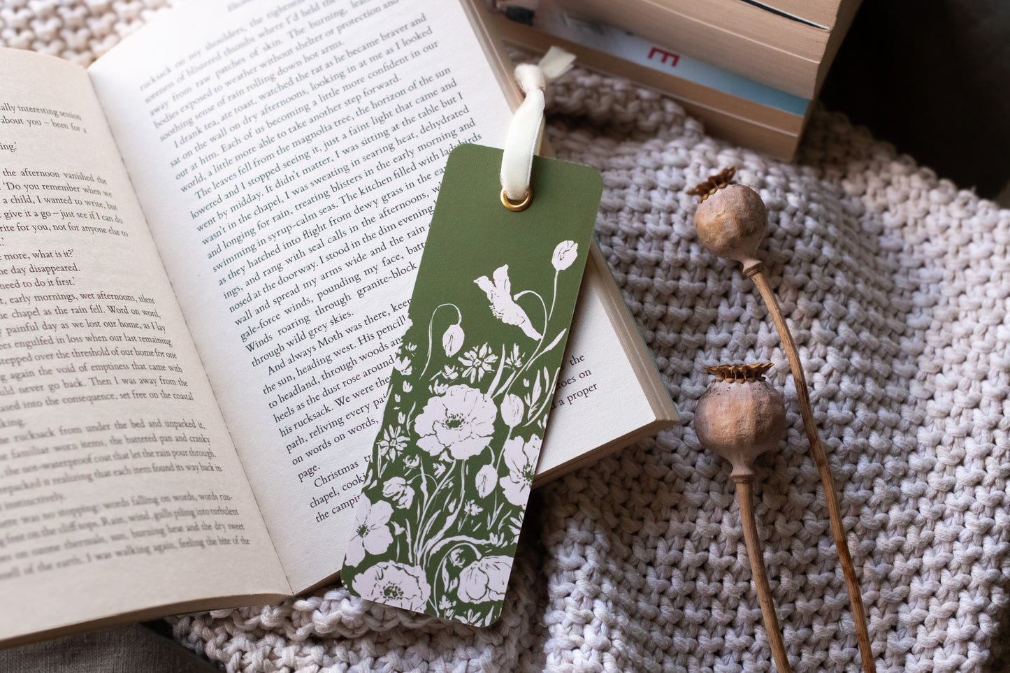 Cottage Garden (Green) Bookmark